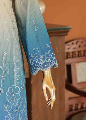 Bin Saeed Fabric - SMLF-0682 B- 3 Piece Embroidered Stitched Suit