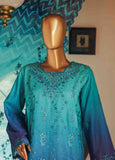 SMLF-0683 B- 3 Piece Embroidered Stitched Suit