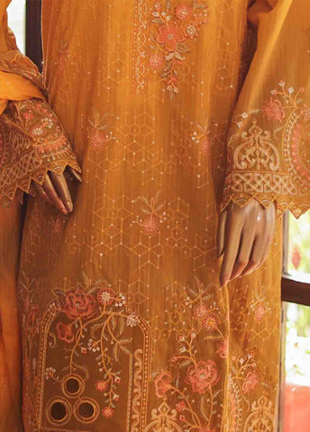 Bin Saeed Fabric - SMLF-0684 A- 3 Piece Embroidered Stitched Suit