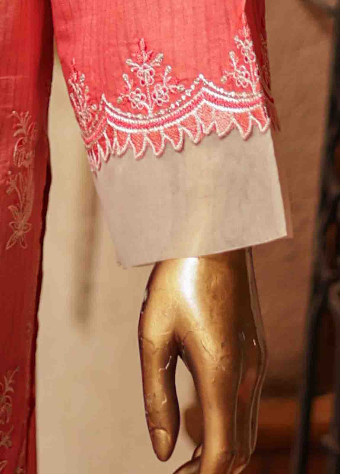 Bin Saeed Fabric - SMLF-0686 A- 3 Piece Embroidered Stitched Suit