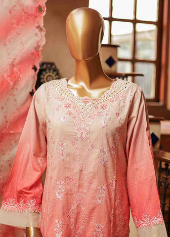 Bin Saeed Fabric - SMLF-0686 A- 3 Piece Embroidered Stitched Suit