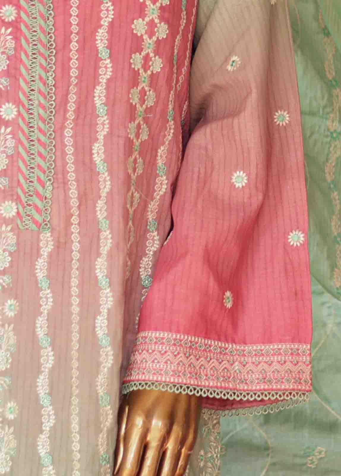 Bin Saeed Fabric - SMLF-0687 B- 3 Piece Embroidered Stitched Suit