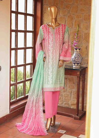 Bin Saeed Fabric - SMLF-0687 B- 3 Piece Embroidered Stitched Suit