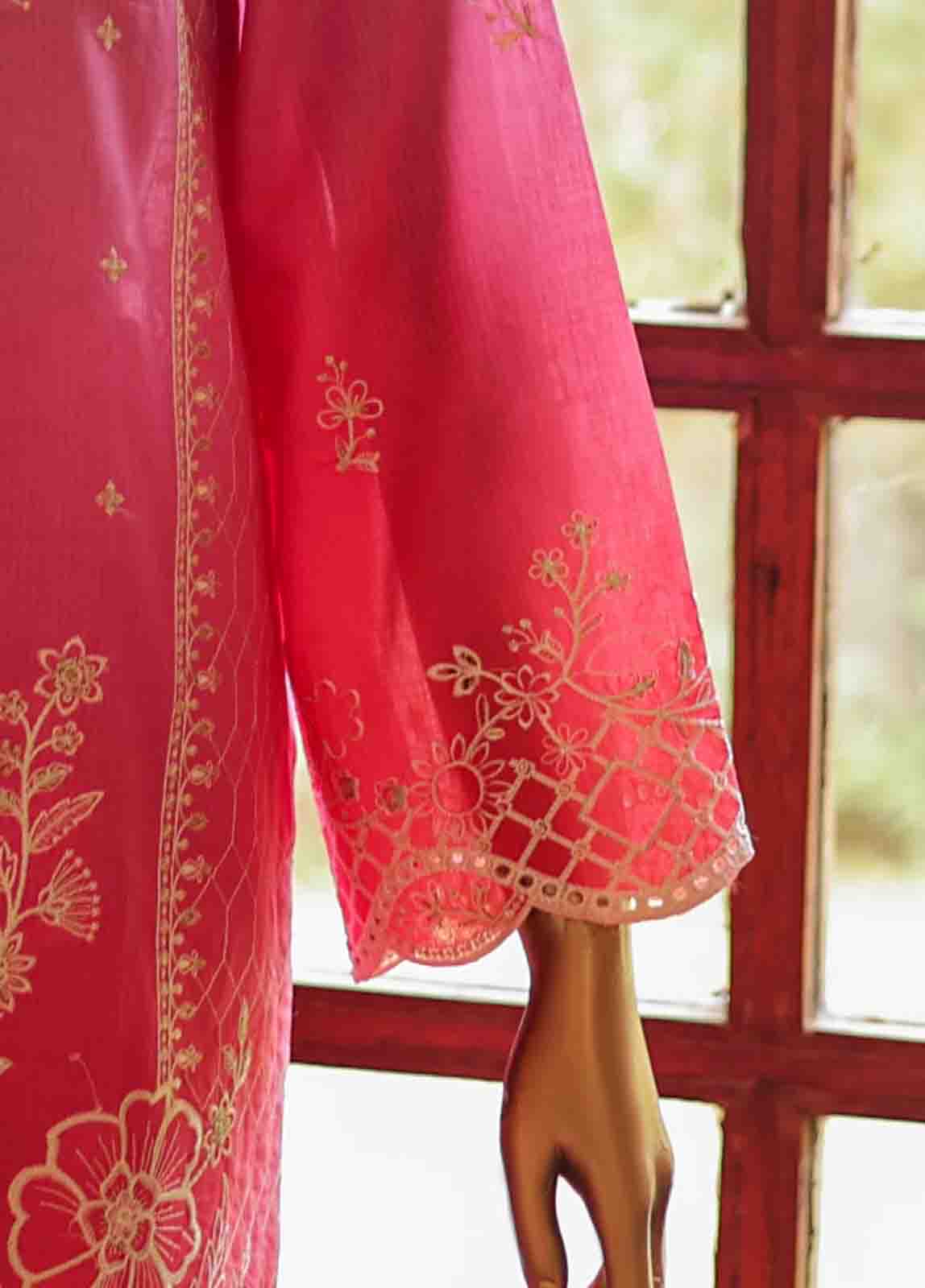 Bin Saeed Fabric - SMLF-0690 B- 3 Piece Embroidered Stitched Suit