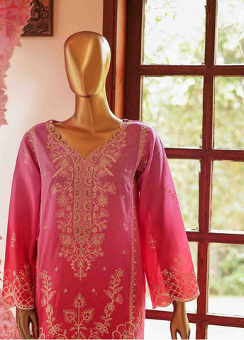 Bin Saeed Fabric - SMLF-0690 B- 3 Piece Embroidered Stitched Suit