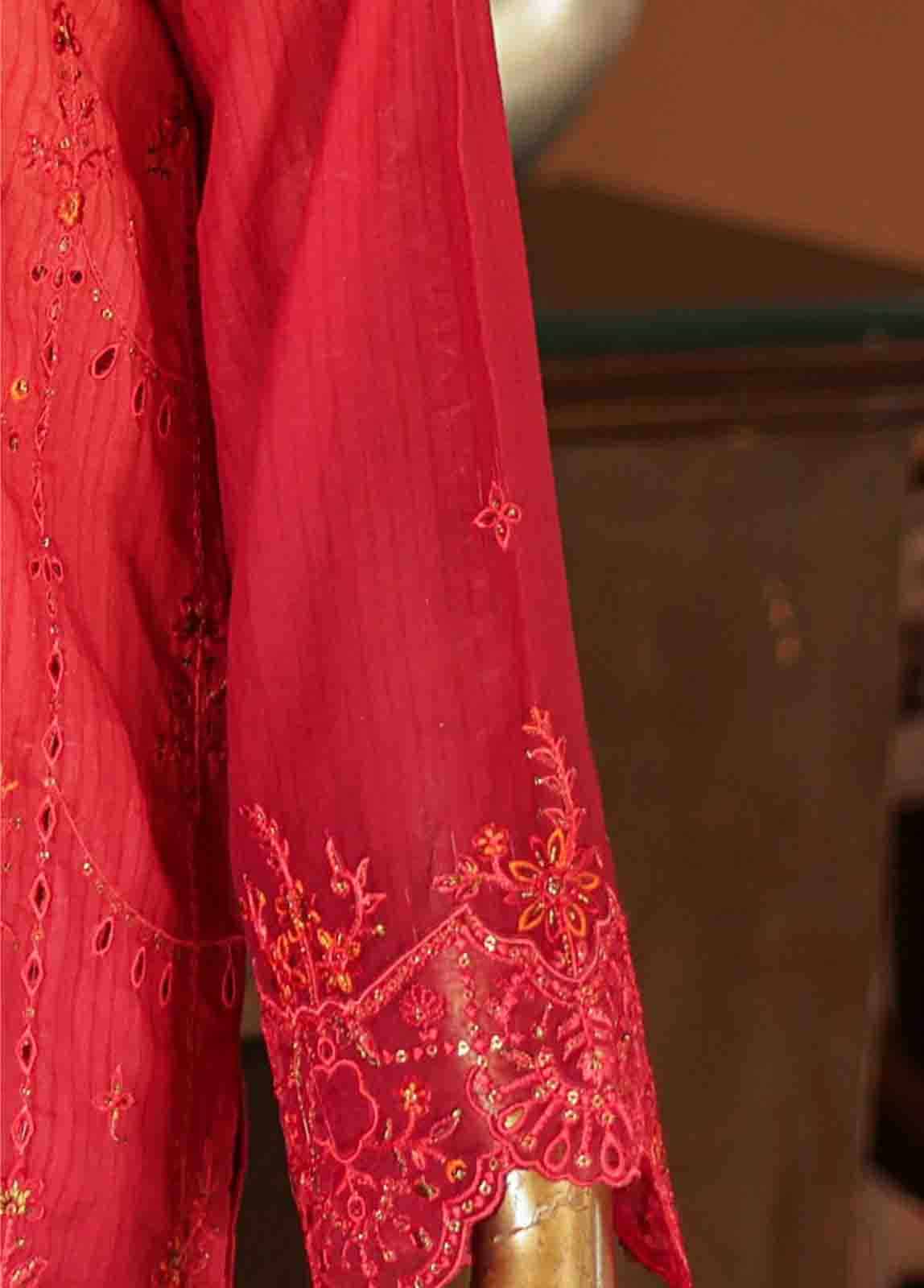 Bin Saeed Fabric - SMLF-0692 A- 3 Piece Embroidered Stitched Suit