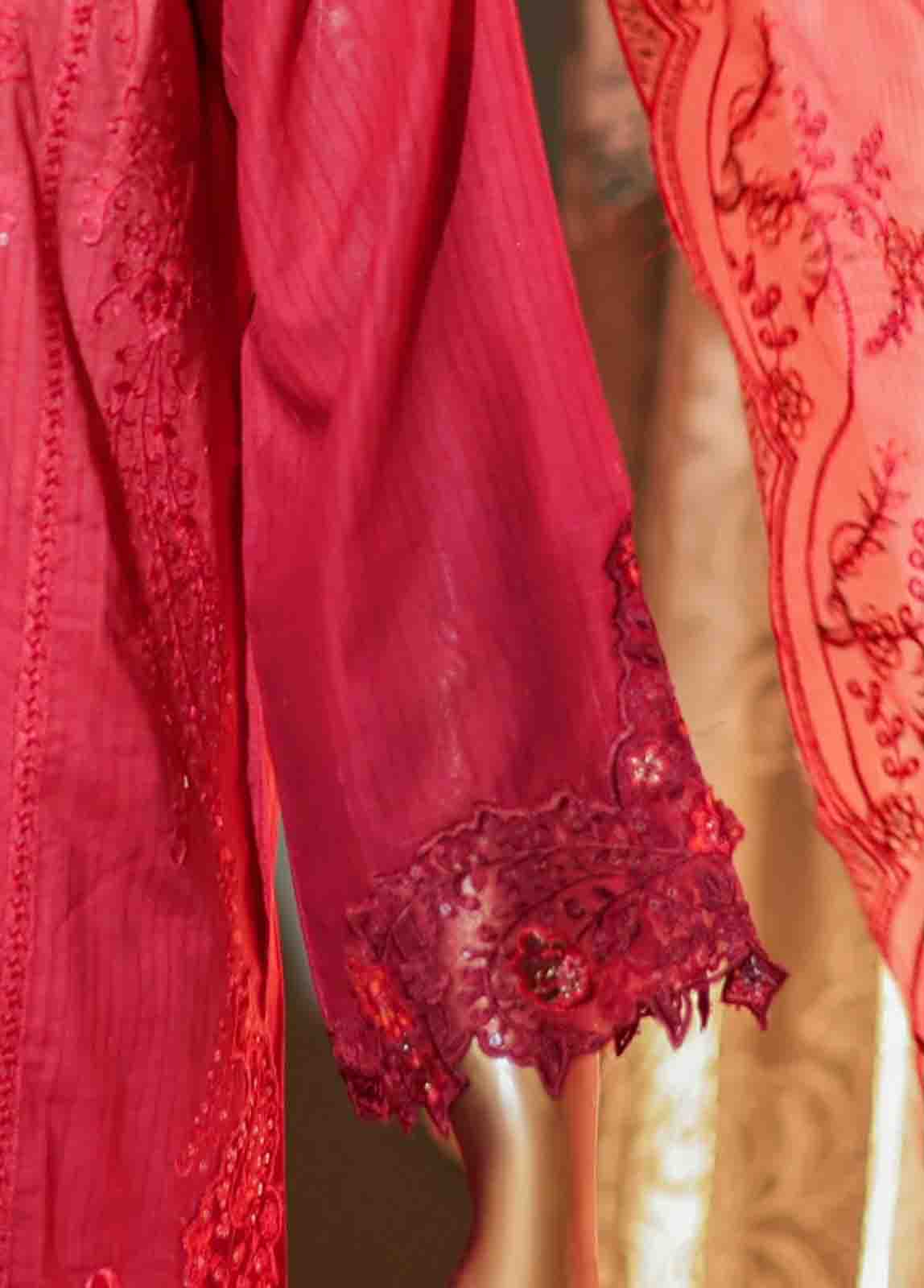 Bin Saeed Fabric - SMLF-0692 B- 3 Piece Embroidered Stitched Suit