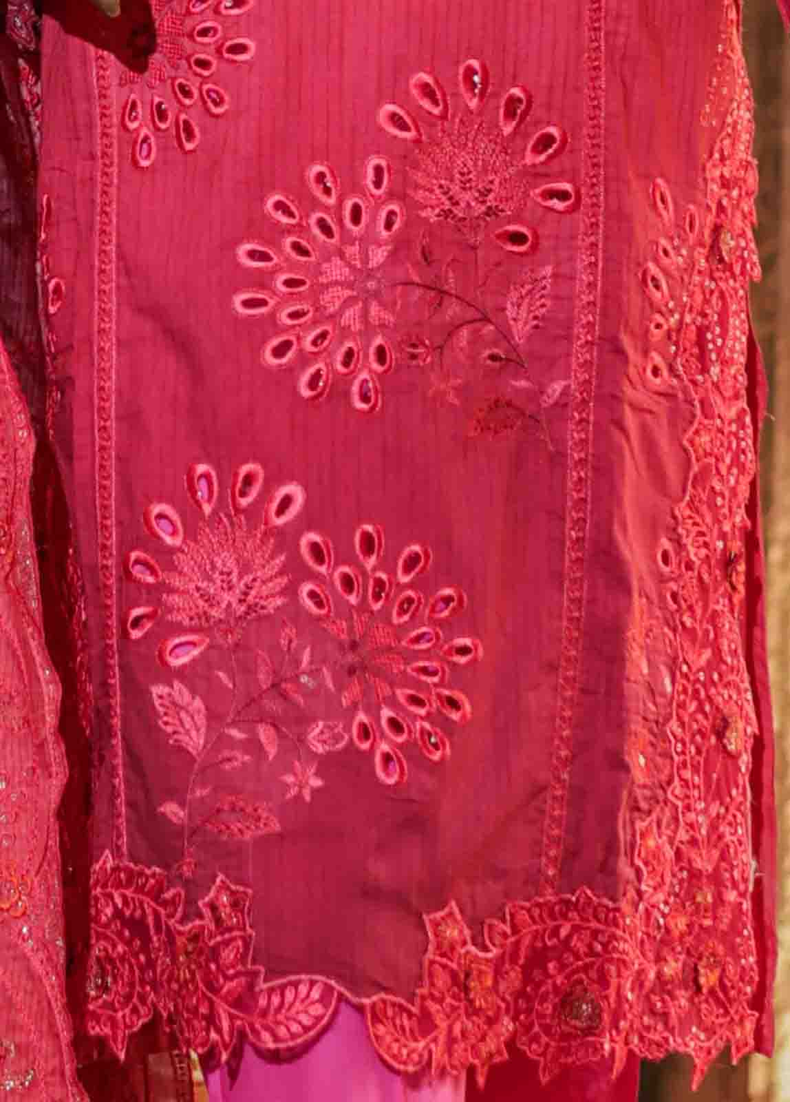 Bin Saeed Fabric - SMLF-0692 B- 3 Piece Embroidered Stitched Suit