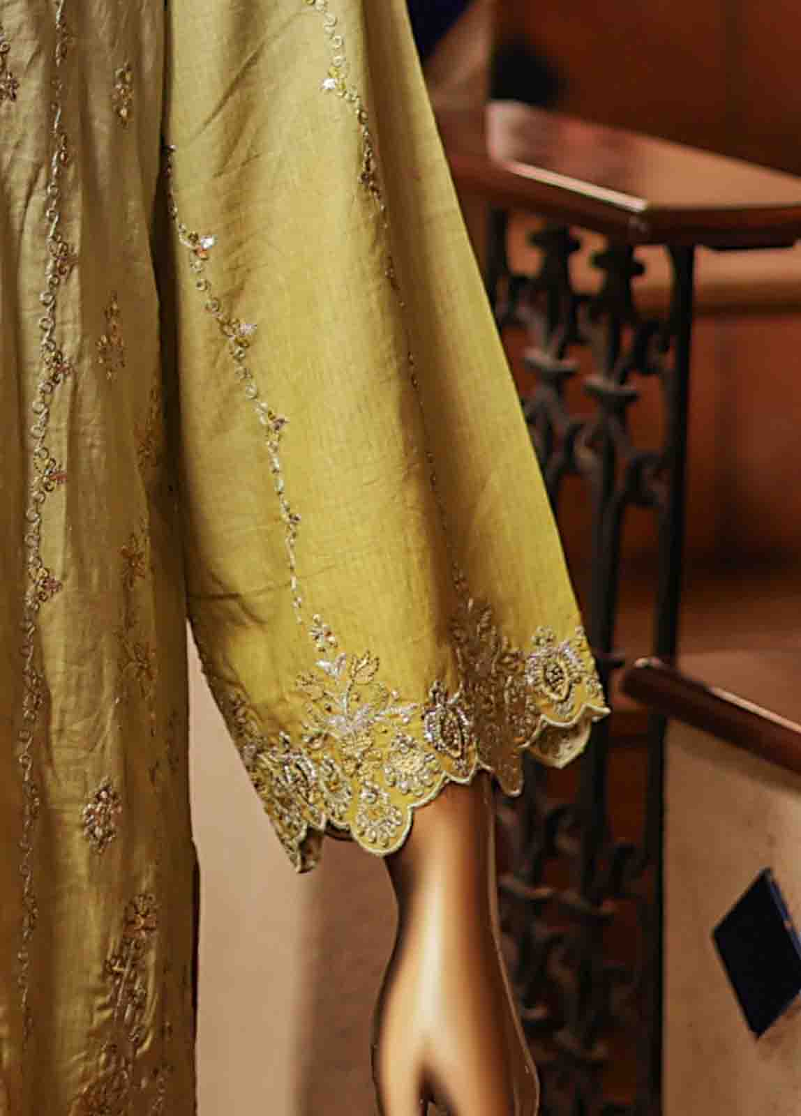 Bin Saeed Fabric - SMLF-0693 B- 3 Piece Embroidered Stitched Suit