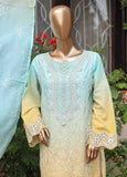 SMLF-0695 A- 3 Piece Embroidered Stitched Suit