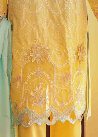 Bin Saeed Fabric - SMLF-0695 B- 3 Piece Embroidered Stitched Suit