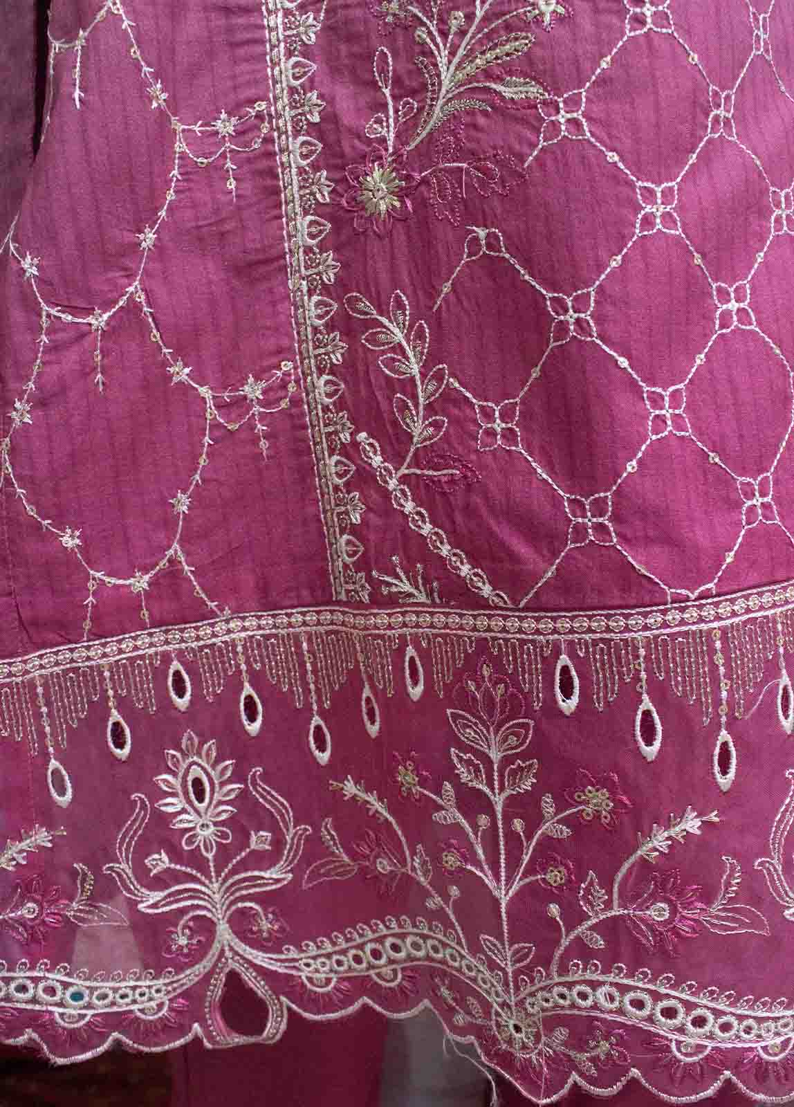 Bin Saeed Fabric - SMLF-0699 B- 3 Piece Embroidered Stitched Suit