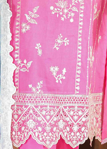 Bin Saeed Fabric - SMLF-0701 A- 3 Piece Embroidered Stitched Suit