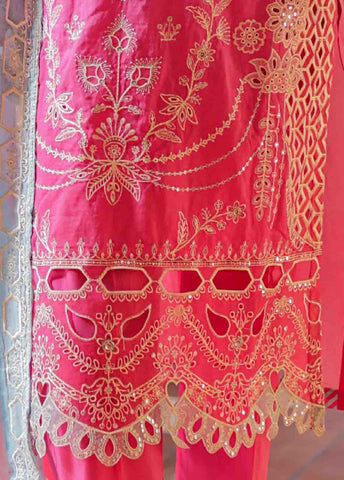 Bin Saeed Fabric - SMLF-0701 B- 3 Piece Embroidered Stitched Suit