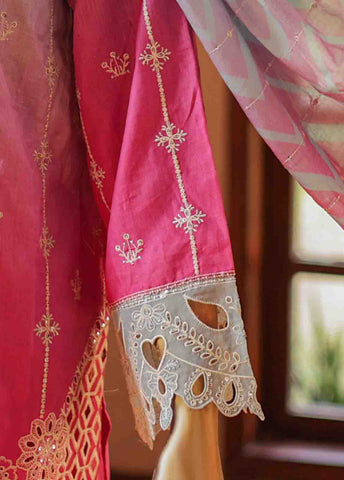 Bin Saeed Fabric - SMLF-0701 B- 3 Piece Embroidered Stitched Suit