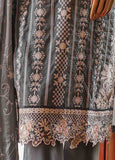 SMLF-0702 A- 3 Piece Embroidered Stitched Suit