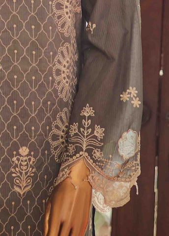 Bin Saeed Fabric - SMLF-0702 B- 3 Piece Embroidered Stitched Suit