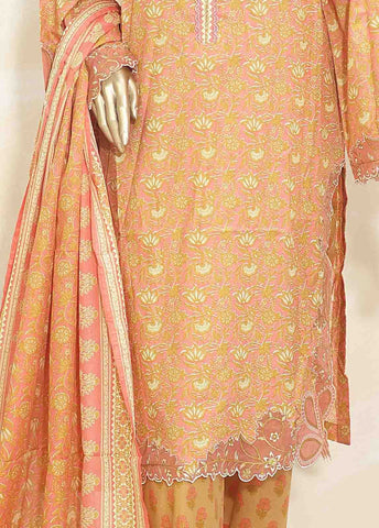 Bin Saeed Fabric - SMLF-135-Emb- 3 Piece Embroidered Stitched Suit