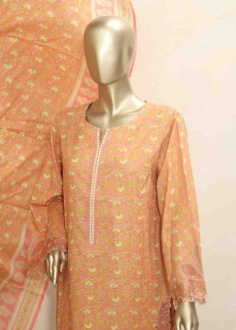 Bin Saeed Fabric - SMLF-135-Emb- 3 Piece Embroidered Stitched Suit