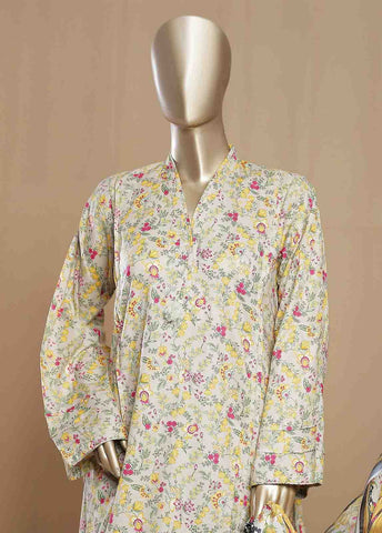 Bin Saeed Fabric - SMLF-16-FR -3 Piece Printed Frock Style