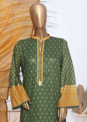 SMLF-350-PR-3 Piece Block Print Stitched Suit
