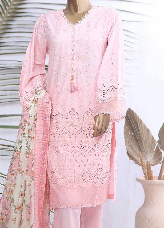 SMLF-379-CK-3 Piece Chikankari Stitched Suit