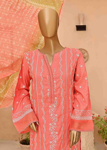 Bin Saeed Fabric - SMLF-390-NZ-3 Piece Chikankari Stitched Suit
