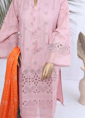 Bin Saeed Fabric - SMLF-391-CK-3 Piece Chikankari Stitched Suit