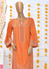 SMLF-397-MB-3 Piece Lawn Embroidered Suit