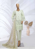 SMLF-411-CK-3 Piece Chikankari Stitched Suit