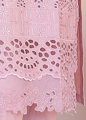 SMLF-514-B-CKC-3 Piece Cutwork Kari Stitched Suit