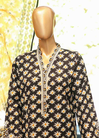 Bin Saeed Fabric - SMLF-624-Emb- 3 Piece Embroidered Stitched Suit