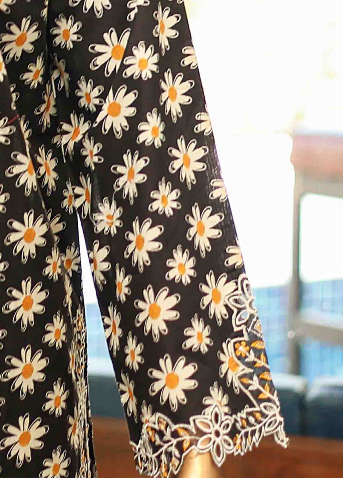 Bin Saeed Fabric - SMLF-624-Emb- 3 Piece Embroidered Stitched Suit