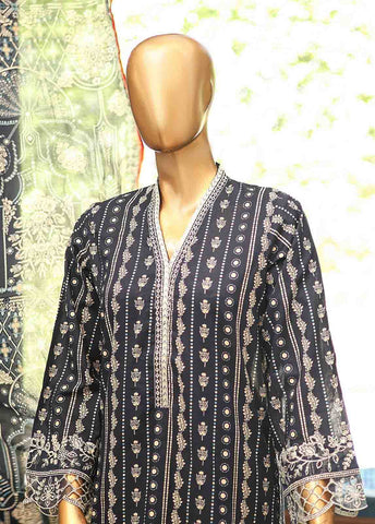 Bin Saeed Fabric - SMLF-625-Emb- 3 Piece Embroidered Stitched Suit