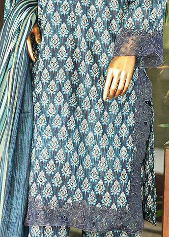 SMLF-626-Emb- 3 Piece Embroidered Stitched Suit