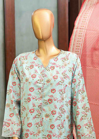 SMLF-627-Emb- 3 Piece Embroidered Stitched Suit