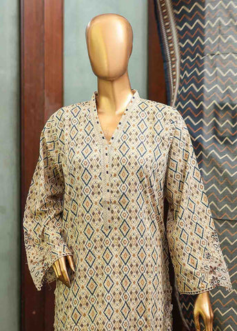 Bin Saeed Fabric - SMLF-633-Emb- 3 Piece Embroidered Stitched Suit