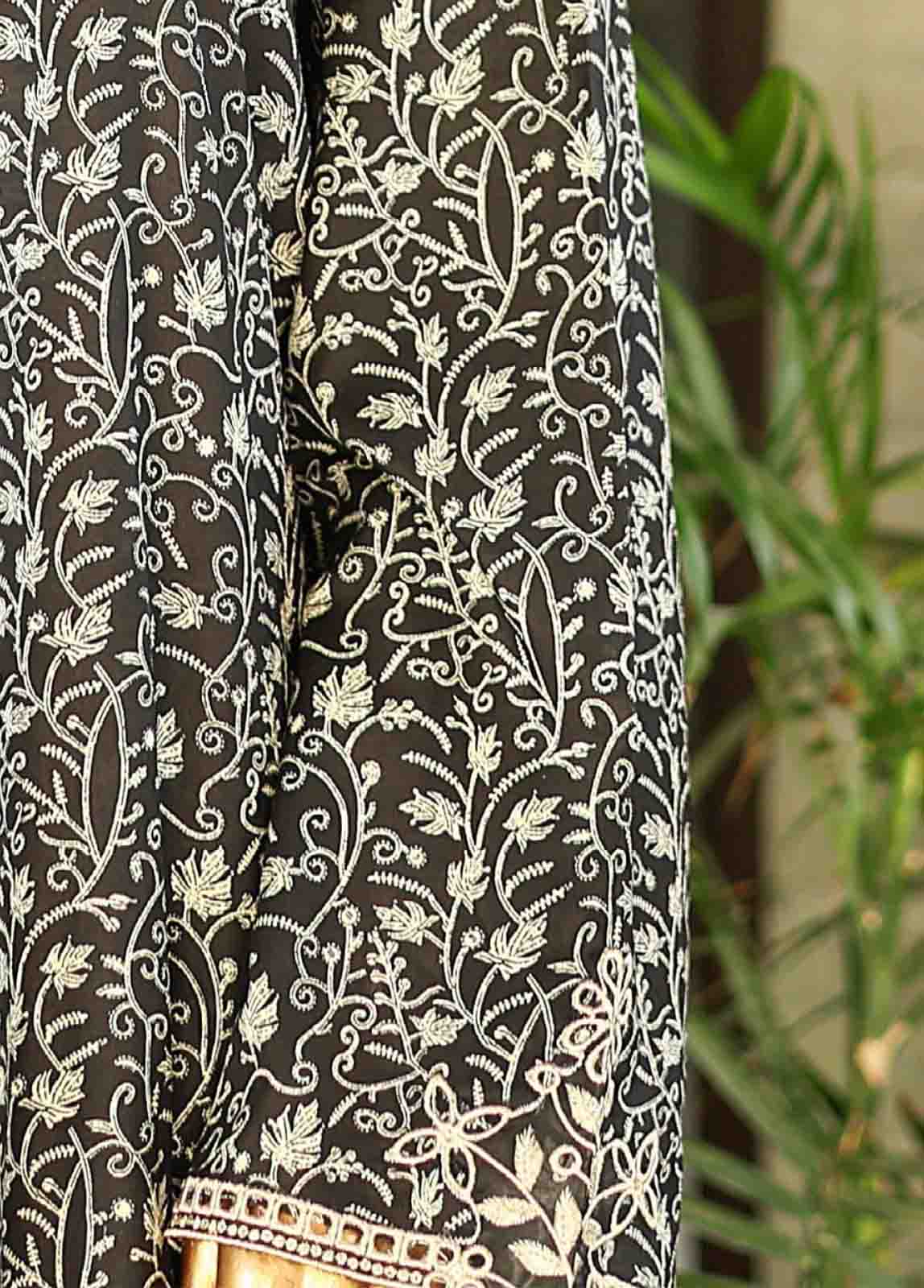 Bin Saeed Fabric - SMLF-634-Emb- 3 Piece Embroidered Stitched Suit