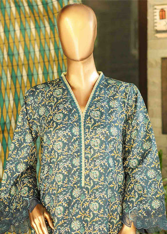 Bin Saeed Fabric - SMLF-646-Emb- 3 Piece Embroidered Stitched Suit