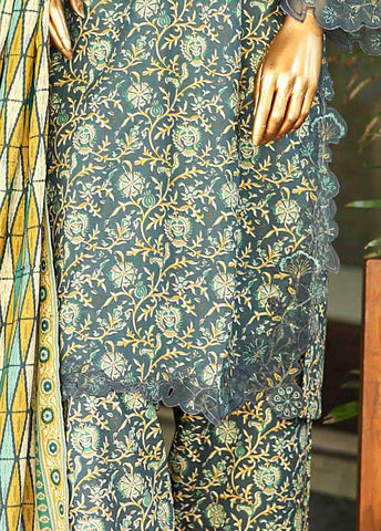 Bin Saeed Fabric - SMLF-646-Emb- 3 Piece Embroidered Stitched Suit