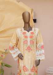 SMLF-CE-371-3 Piece Cotton Embroidered