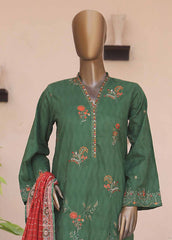 SMLF-CE-377-3 Piece Cotton Embroidered