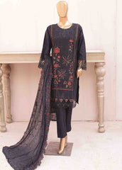 SMLF-CKE-460 A-3 Piece Chikankari Stitched Suit