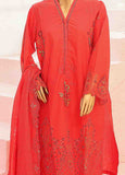 SMLF-CKE-466 B-3 Piece Chikankari Stitched Suit