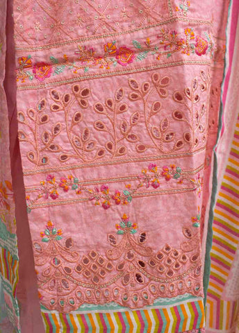 Bin Saeed Fabric - SMLF-ED-066- 3 Piece Embroidered Stitched Suit