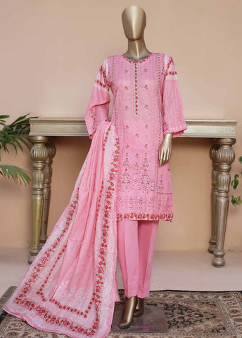 Bin Saeed Fabric - SMLF-ED062- 3 Piece Embroidered Stitched Suit