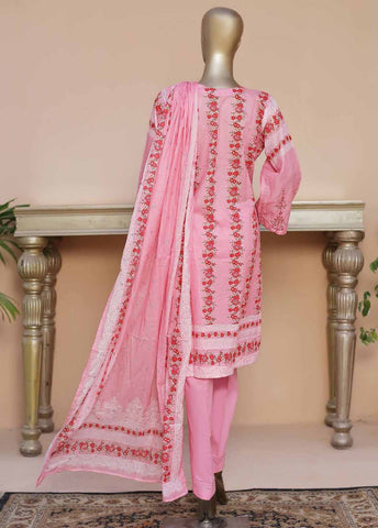 Bin Saeed Fabric - SMLF-ED062- 3 Piece Embroidered Stitched Suit