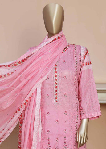 Bin Saeed Fabric - SMLF-ED062- 3 Piece Embroidered Stitched Suit