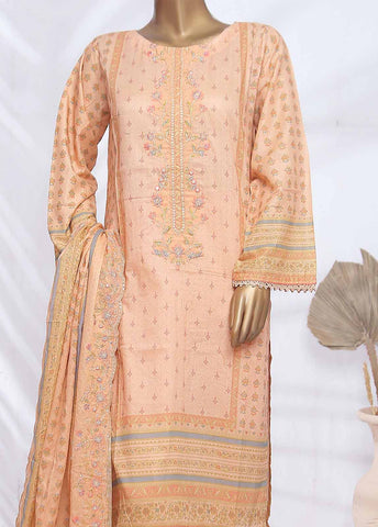 Bin Saeed Fabric - SMLF-ED127- 3 Piece Embroidered Stitched Suit