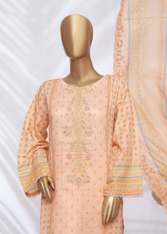 Bin Saeed Fabric - SMLF-ED127- 3 Piece Embroidered Stitched Suit